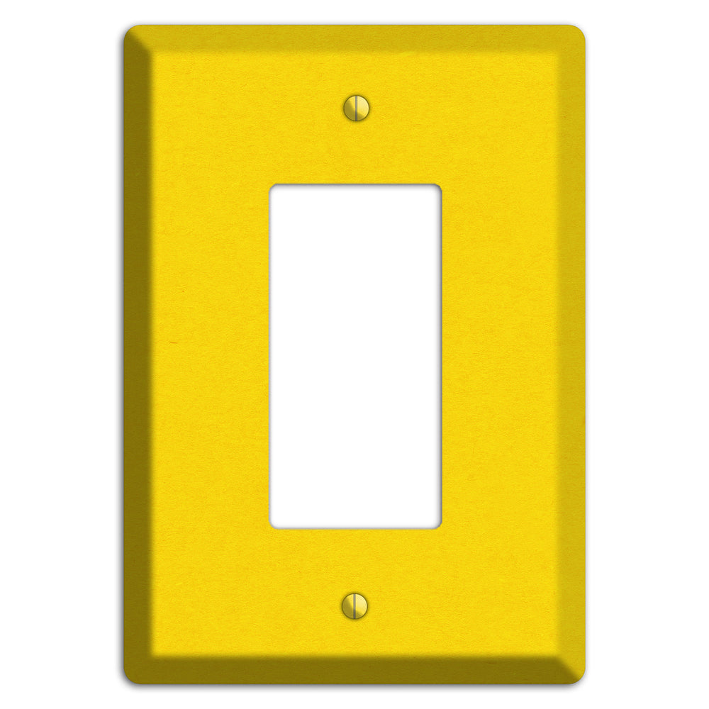Moon Yellow Kraft Rocker Wallplate