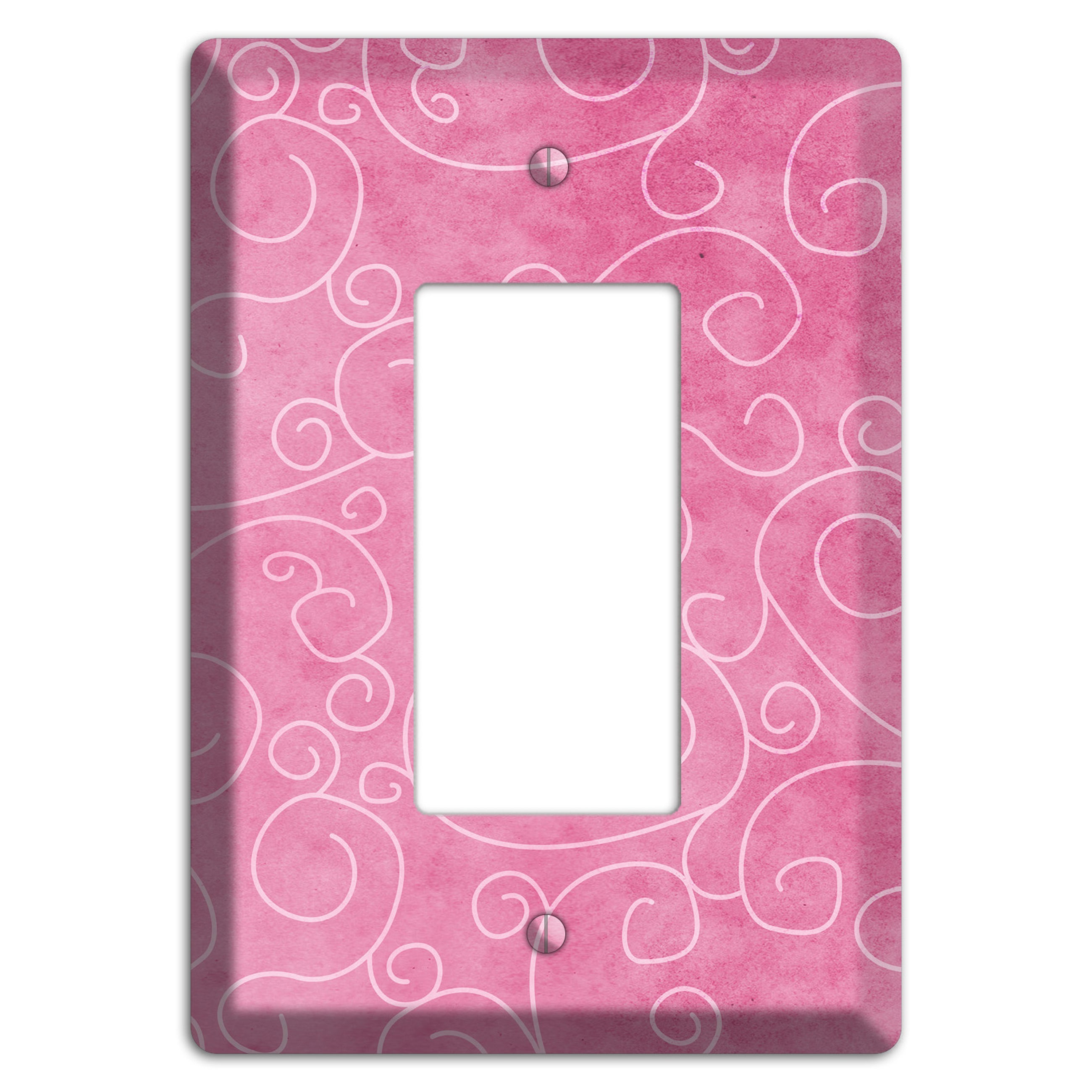 Kobi Pink Texture Rocker Wallplate