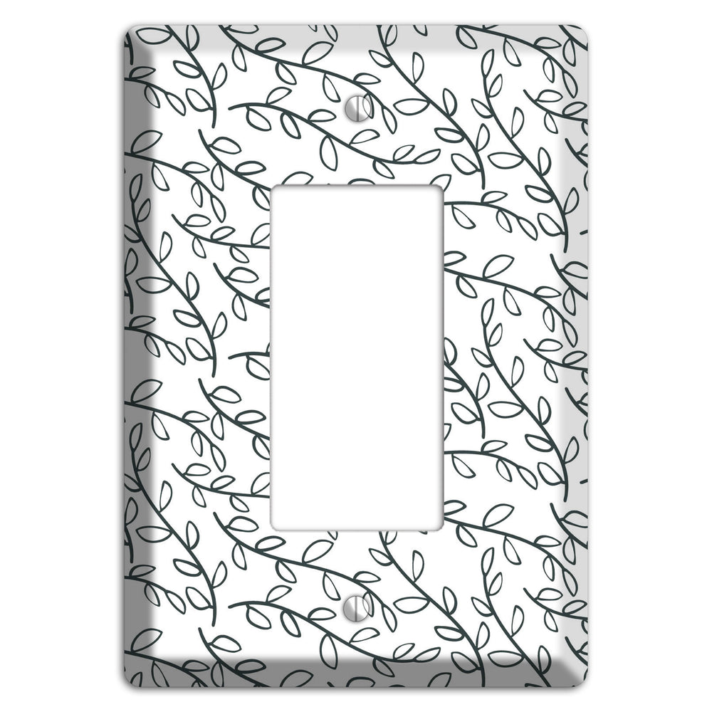 Leaves Style O Rocker Wallplate