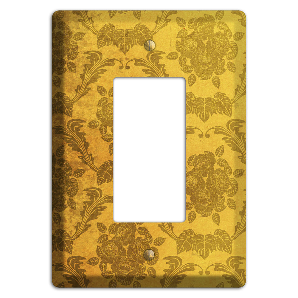 Tusock Vintage Rose Damask Rocker Wallplate