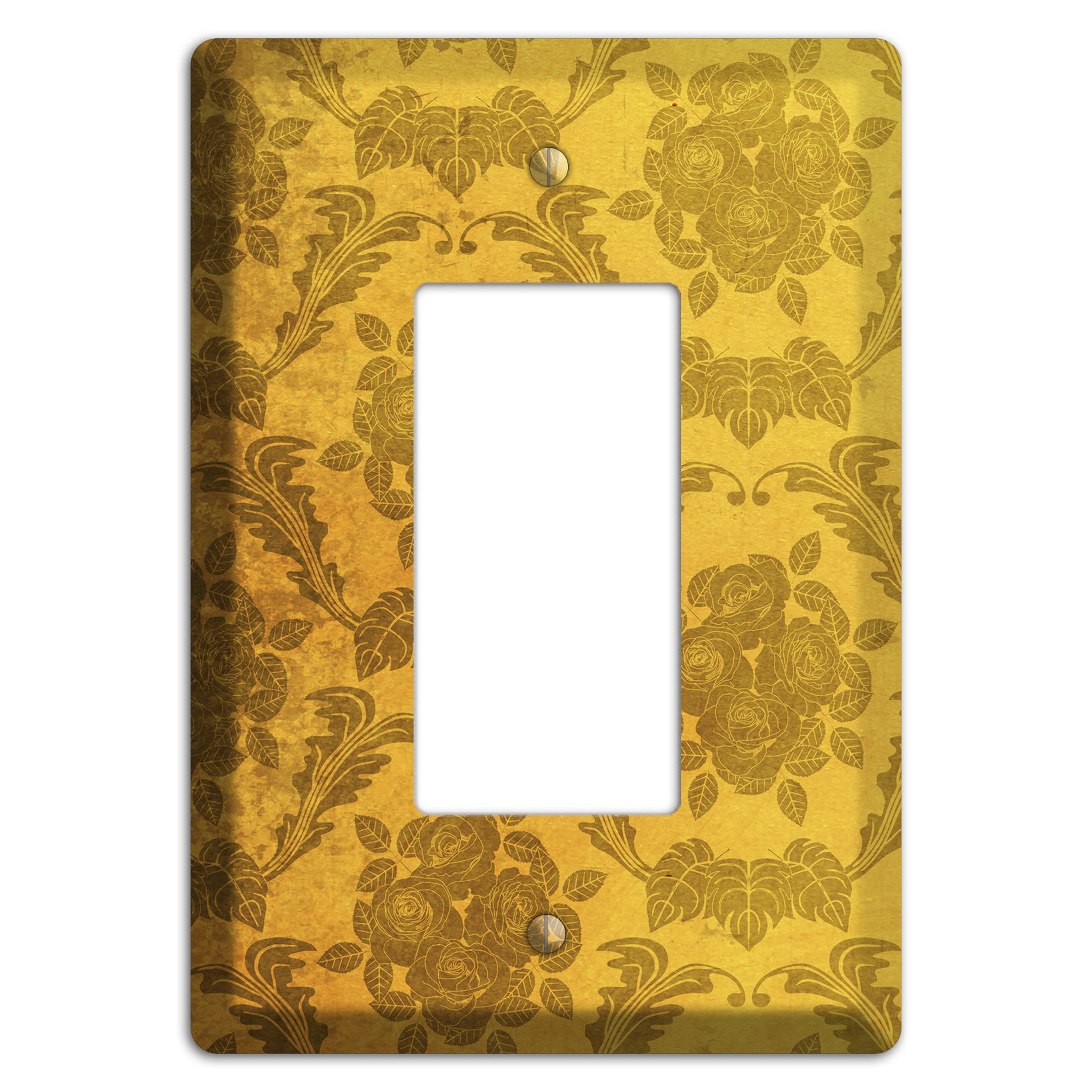 Tusock Vintage Rose Damask Rocker Wallplate