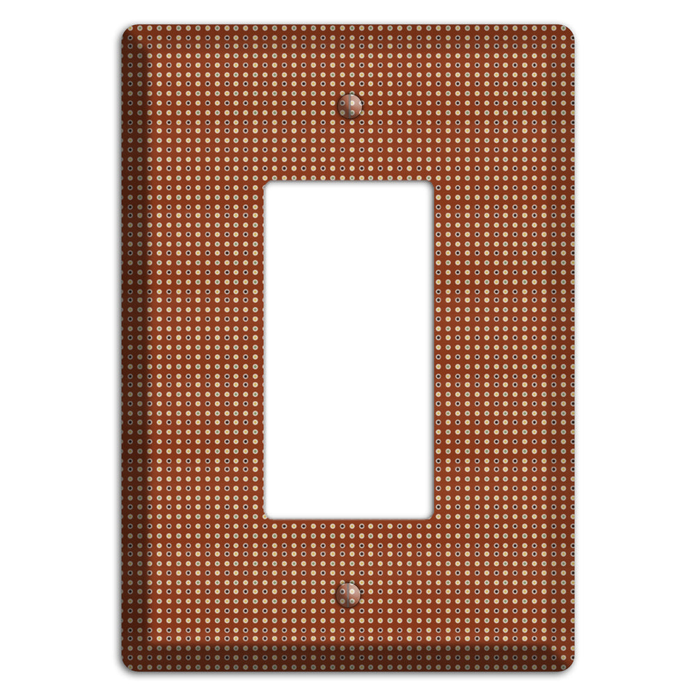 Maroon Weave Rocker Wallplate