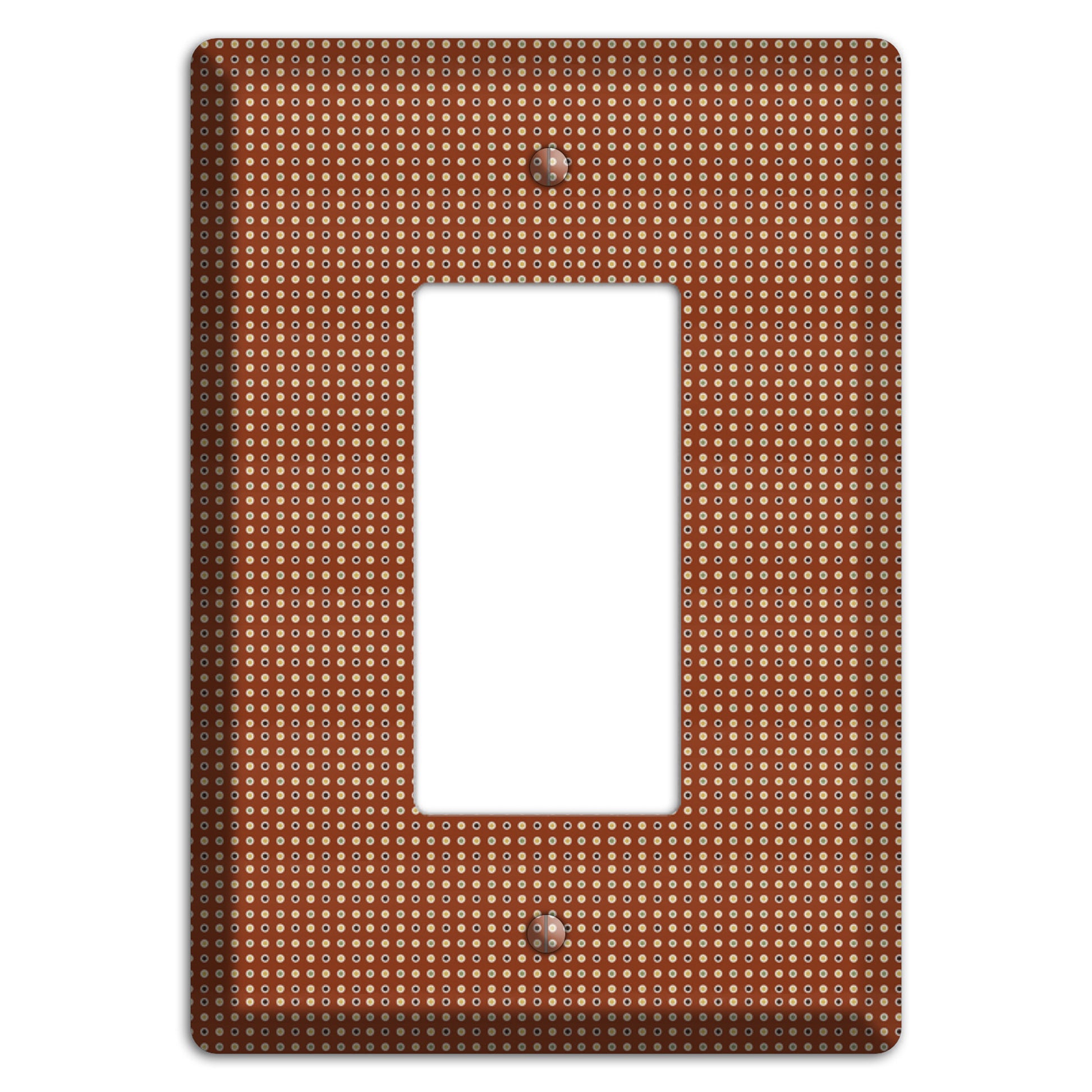 Maroon Weave Rocker Wallplate