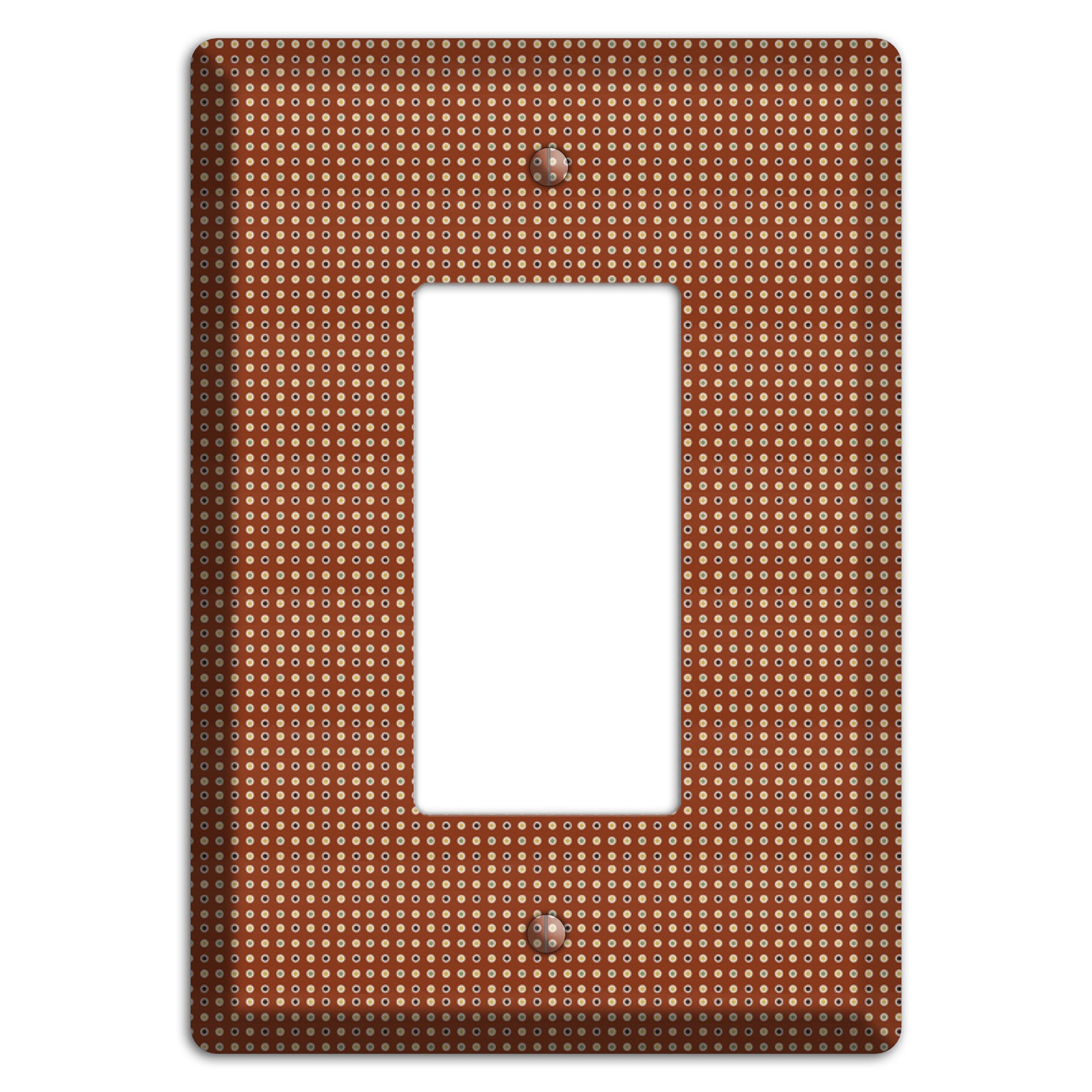 Maroon Weave Rocker Wallplate
