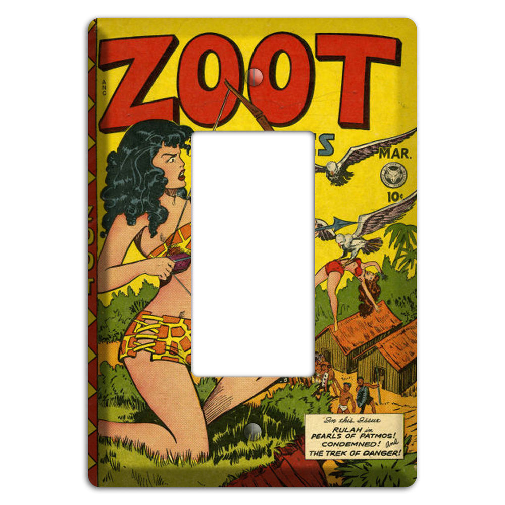 Zoot Vintage Comics Rocker Wallplate