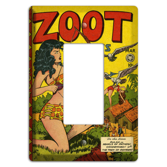 Zoot Vintage Comics Rocker Wallplate