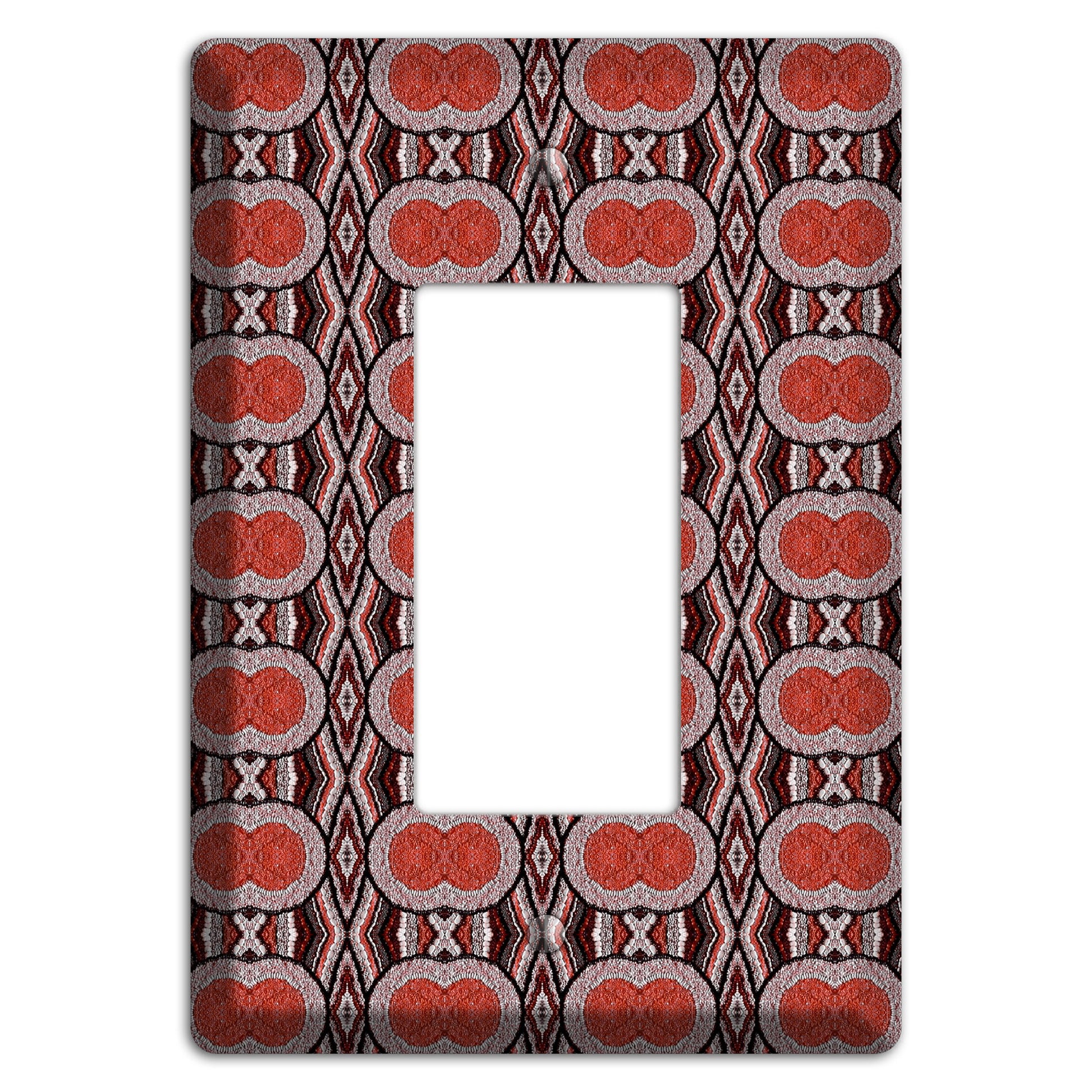 Red Tapestry Rocker Wallplate