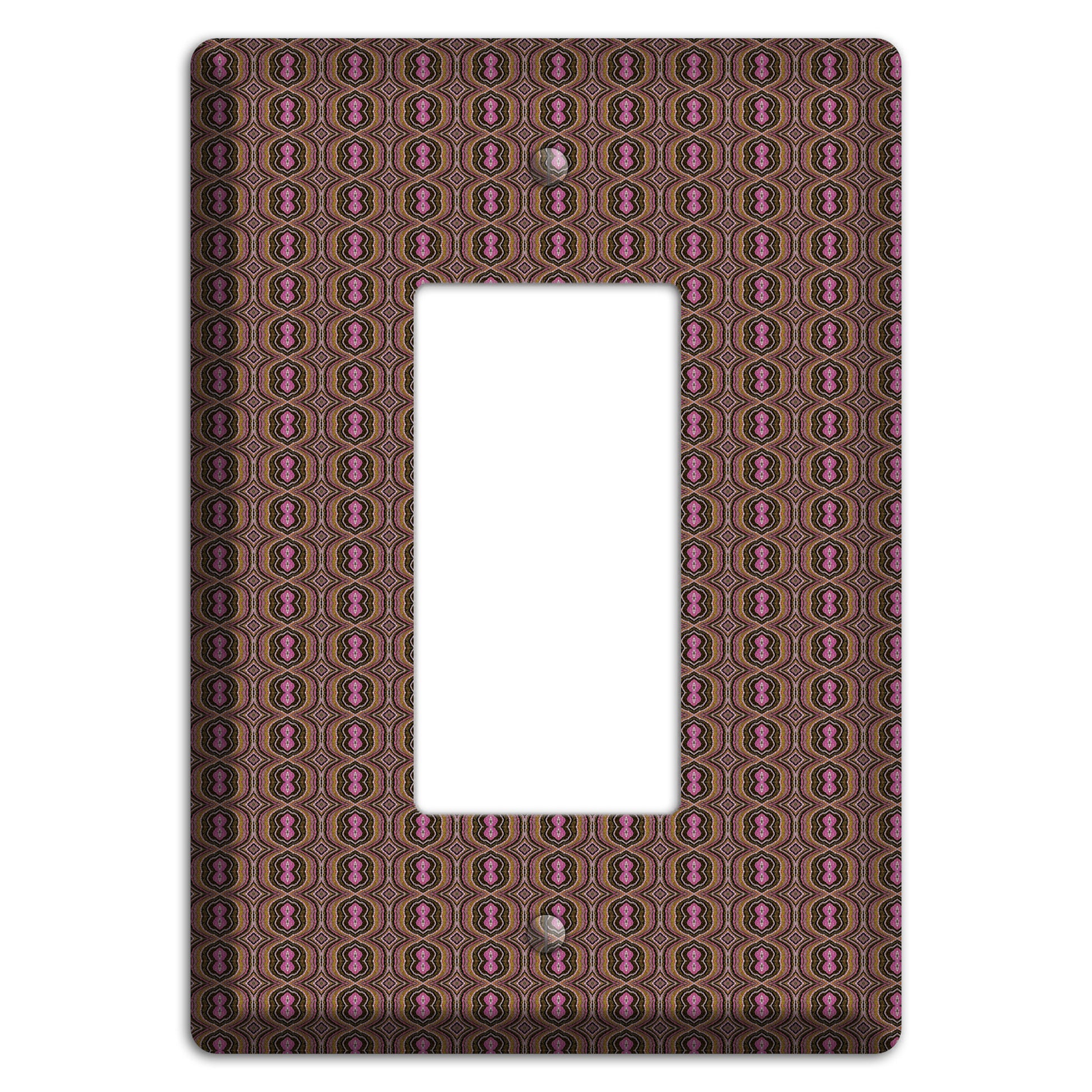 Brown Tapestry Rocker Wallplate