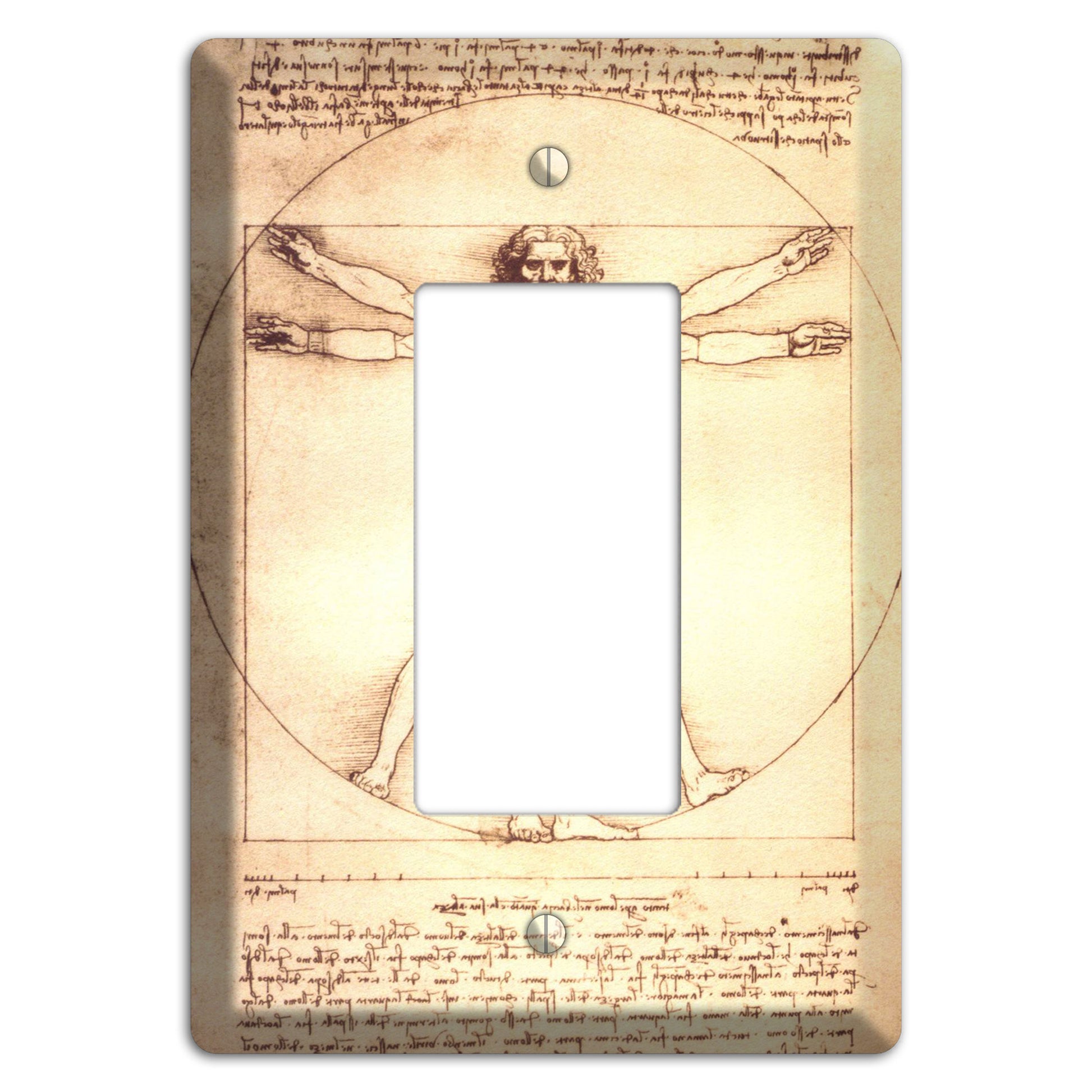 Da Vinci - Vitruvian Rocker Wallplate