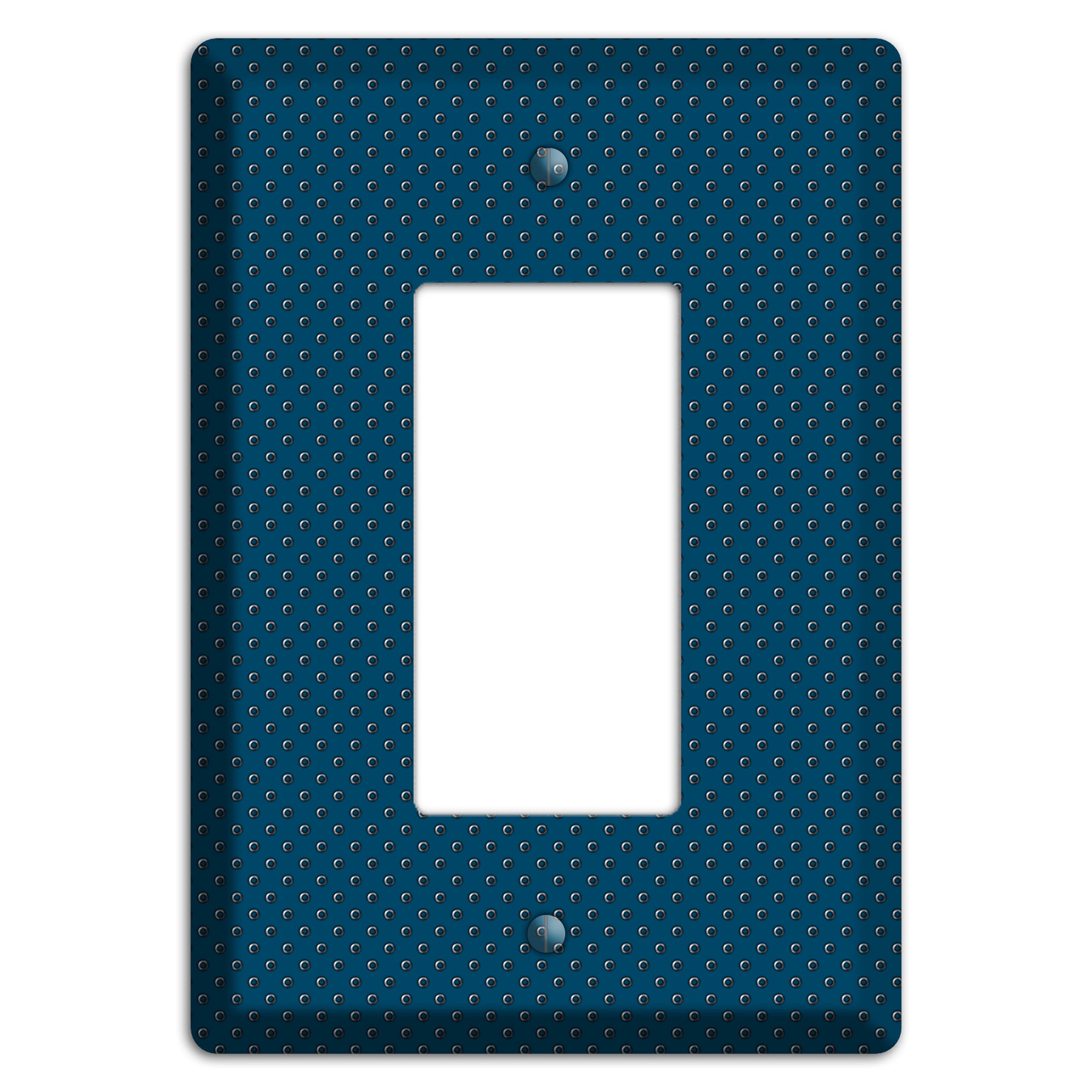 Blue Small Dots Rocker Wallplate