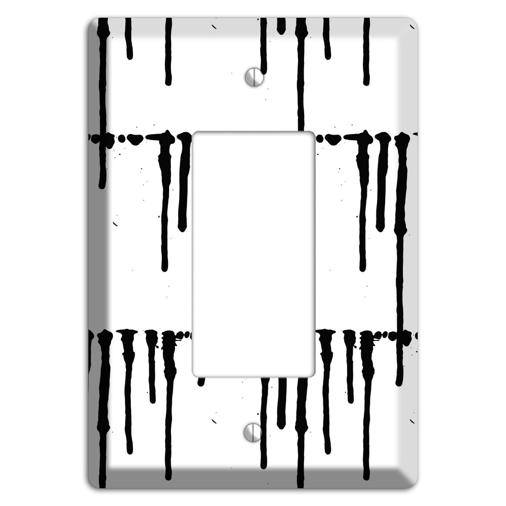 Ink Brushstrokes 7 Rocker Wallplate