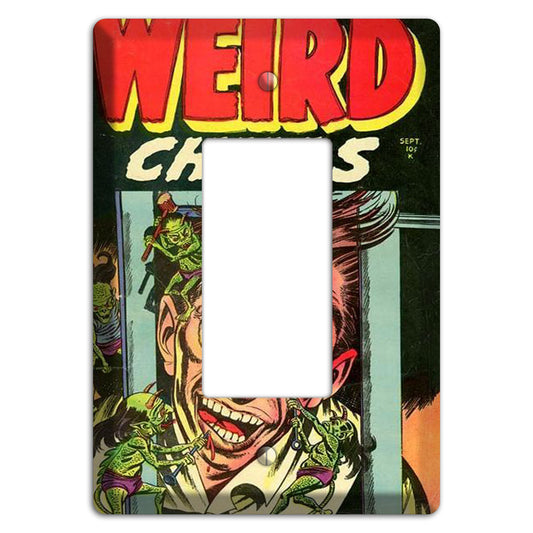 Weird Chills Vintage Comics Rocker Wallplate