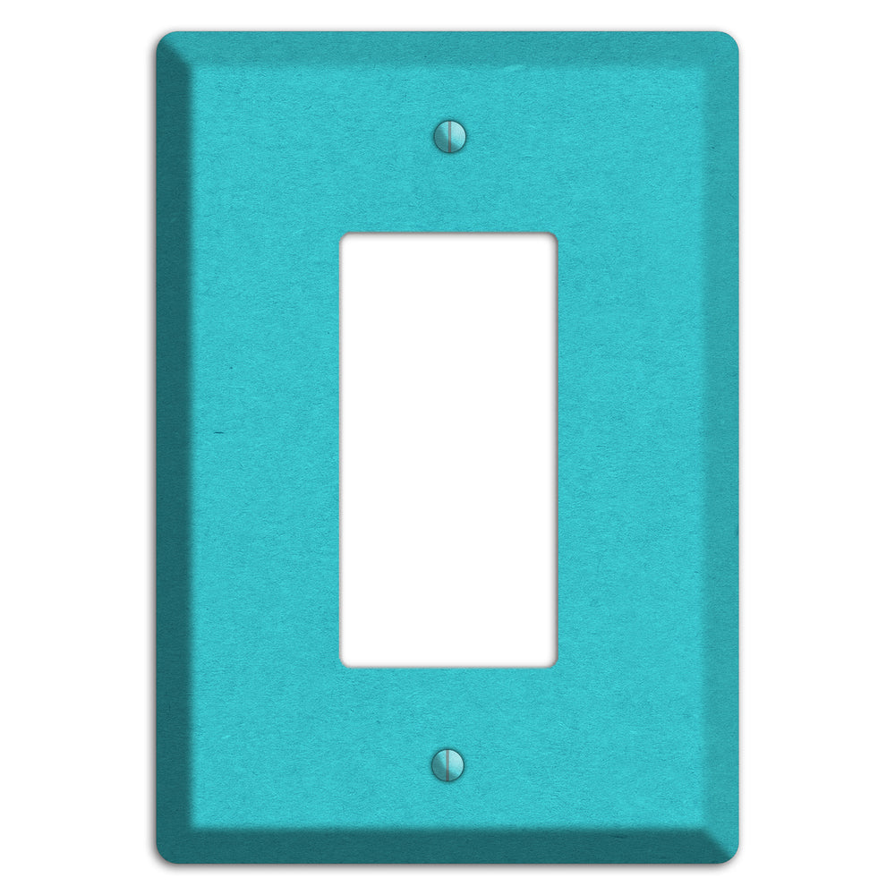 Medium Turquoise Kraft Rocker Wallplate