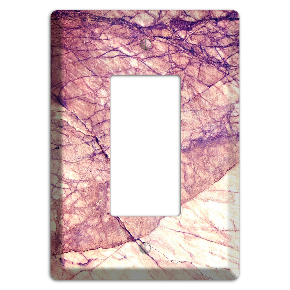 Cavern Pink Marble Rocker Wallplate
