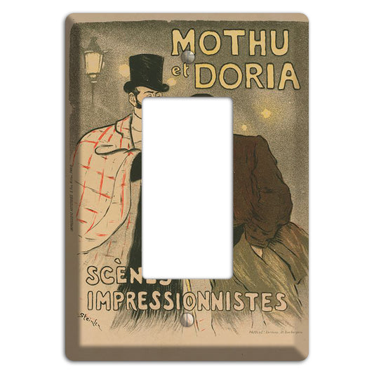 Moutha at Doria Vintage Poster Rocker Wallplate