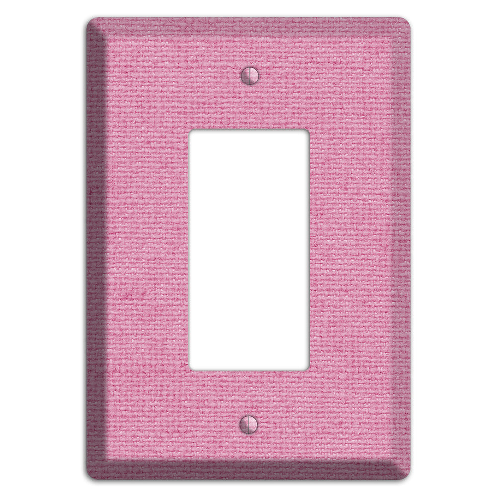 Gamboge Pink Texture Rocker Wallplate
