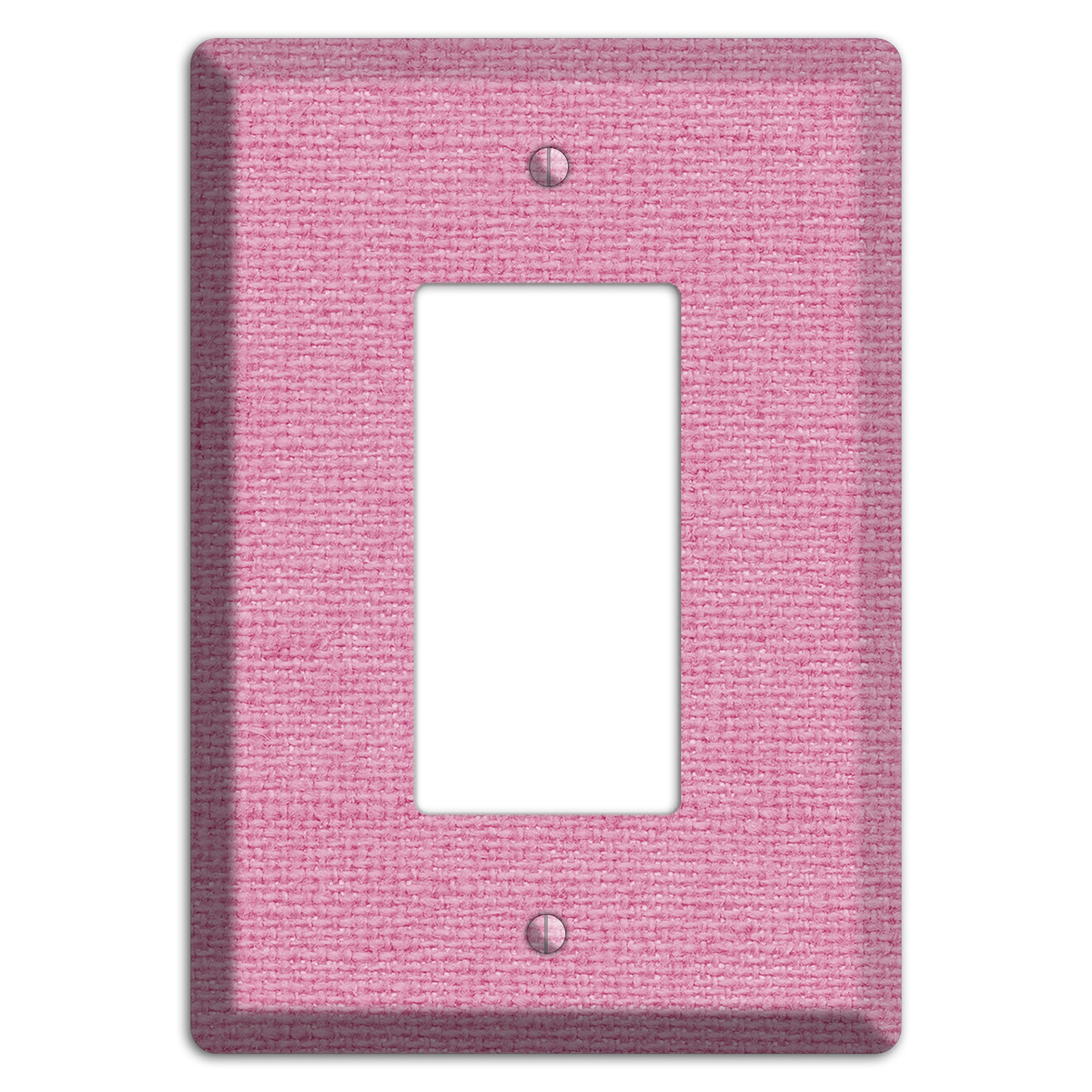 Gamboge Pink Texture Rocker Wallplate