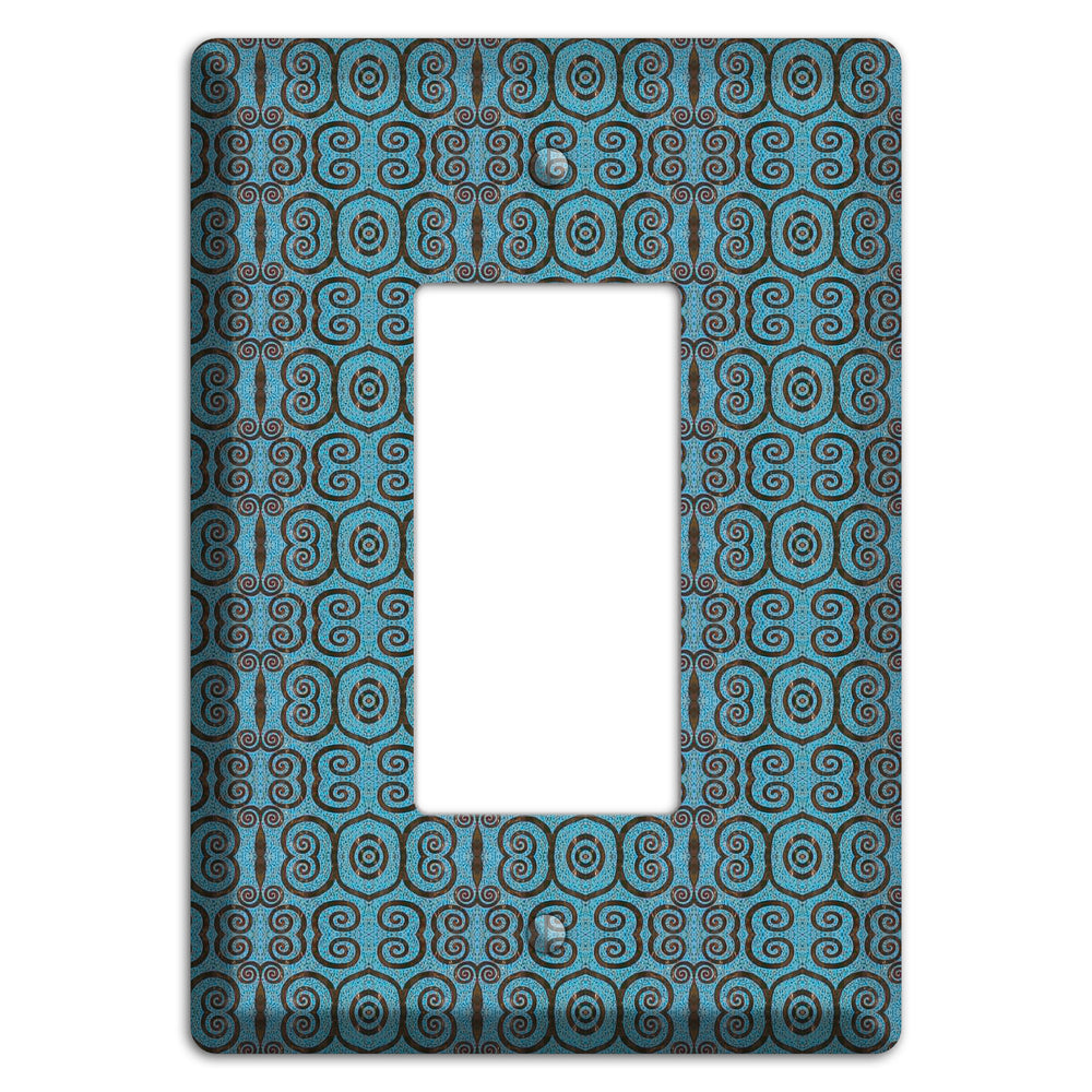 Blue Tapestry Rocker Wallplate