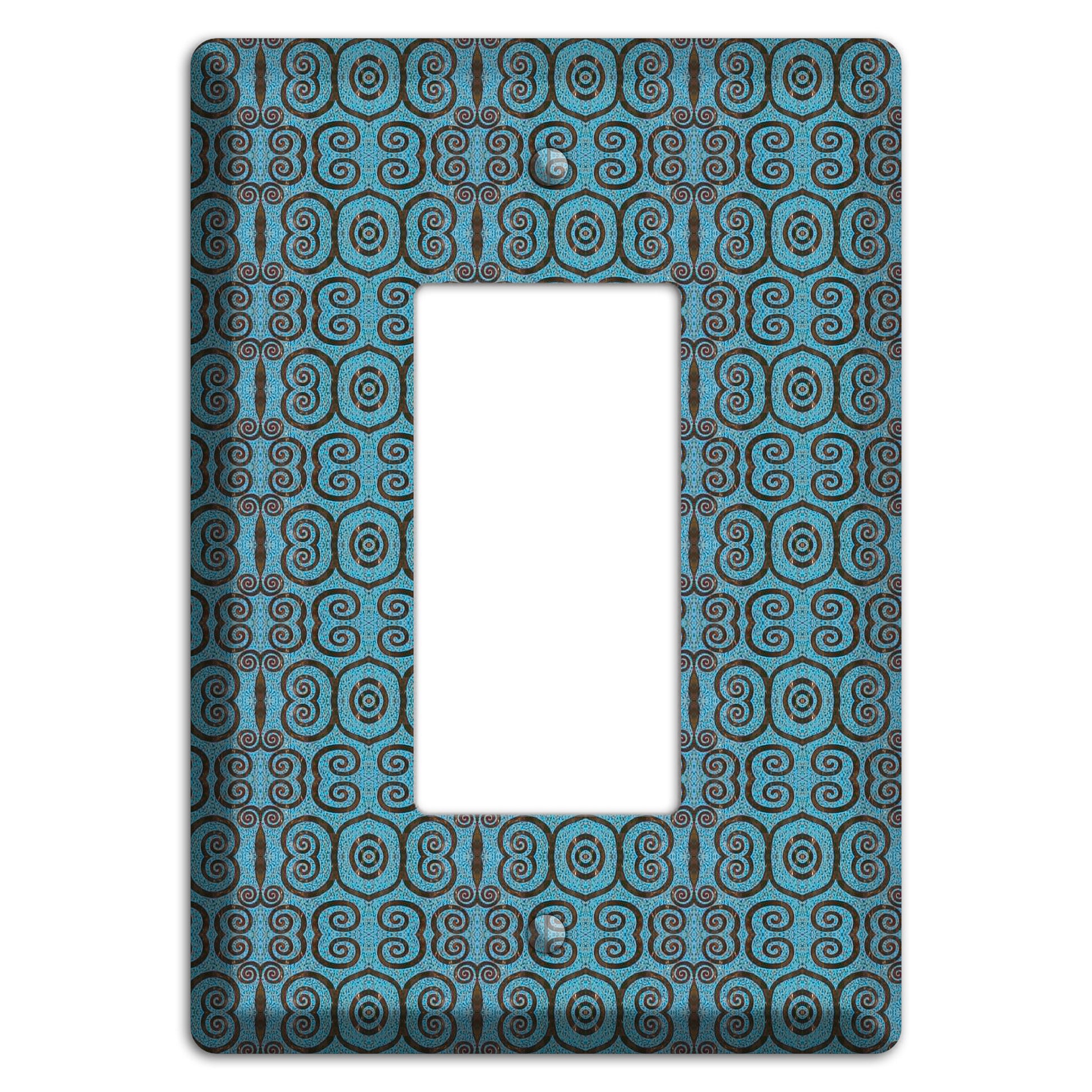 Blue Tapestry Rocker Wallplate