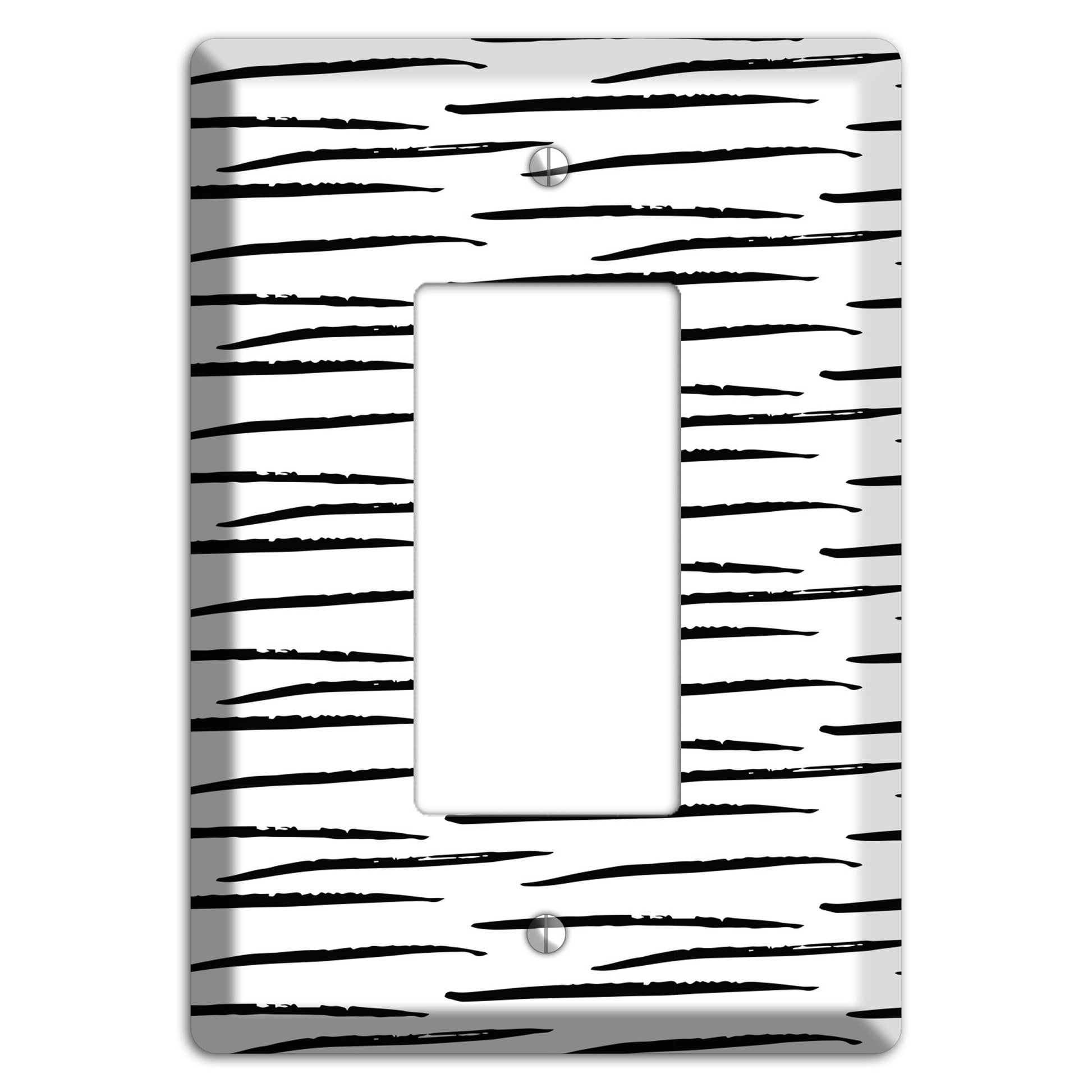 Ink Brushstrokes 9 Rocker Wallplate