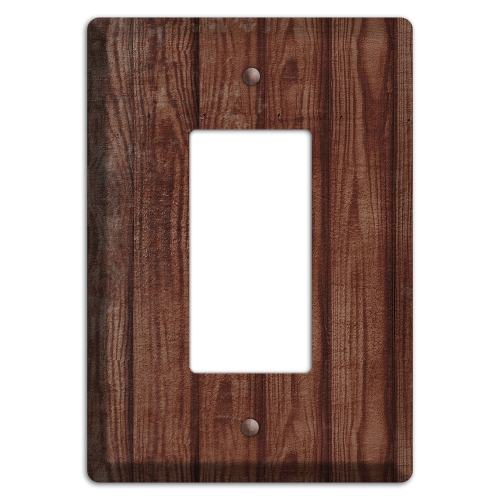 Saddle Weathered Wood Rocker Wallplate