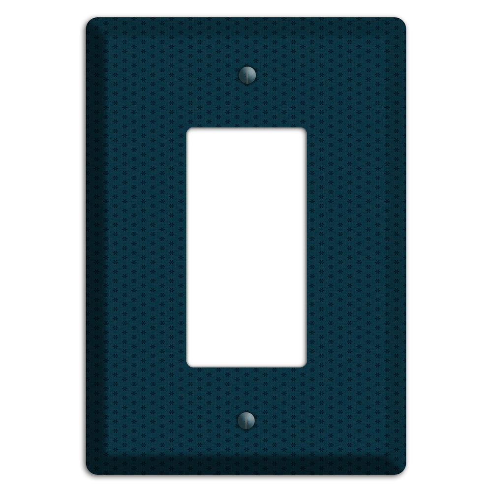 Blue with Tiny Asters Rocker Wallplate