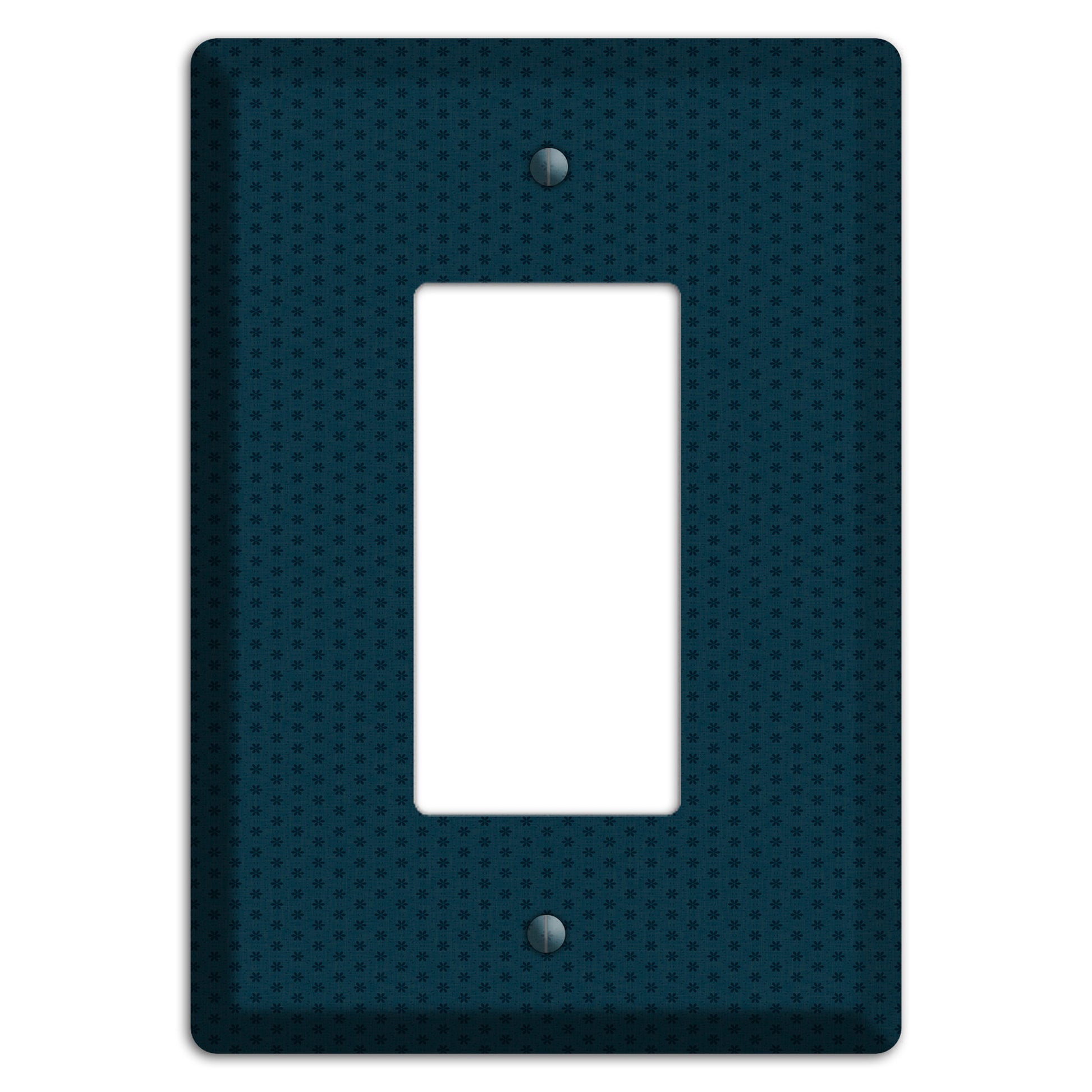 Blue with Tiny Asters Rocker Wallplate