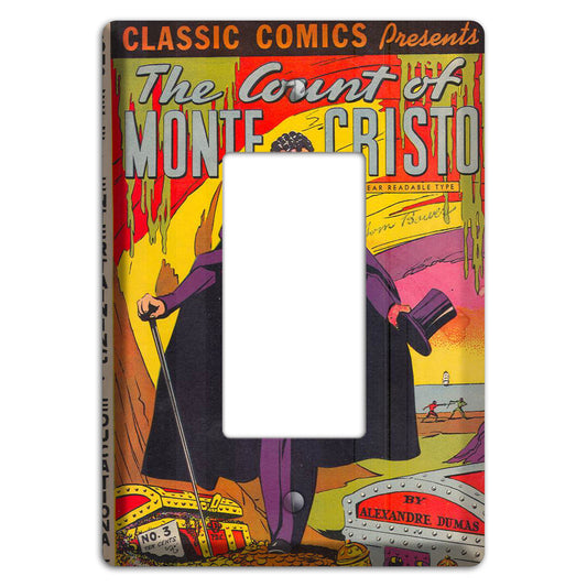 Monte Cristo Vintage Comics Rocker Wallplate