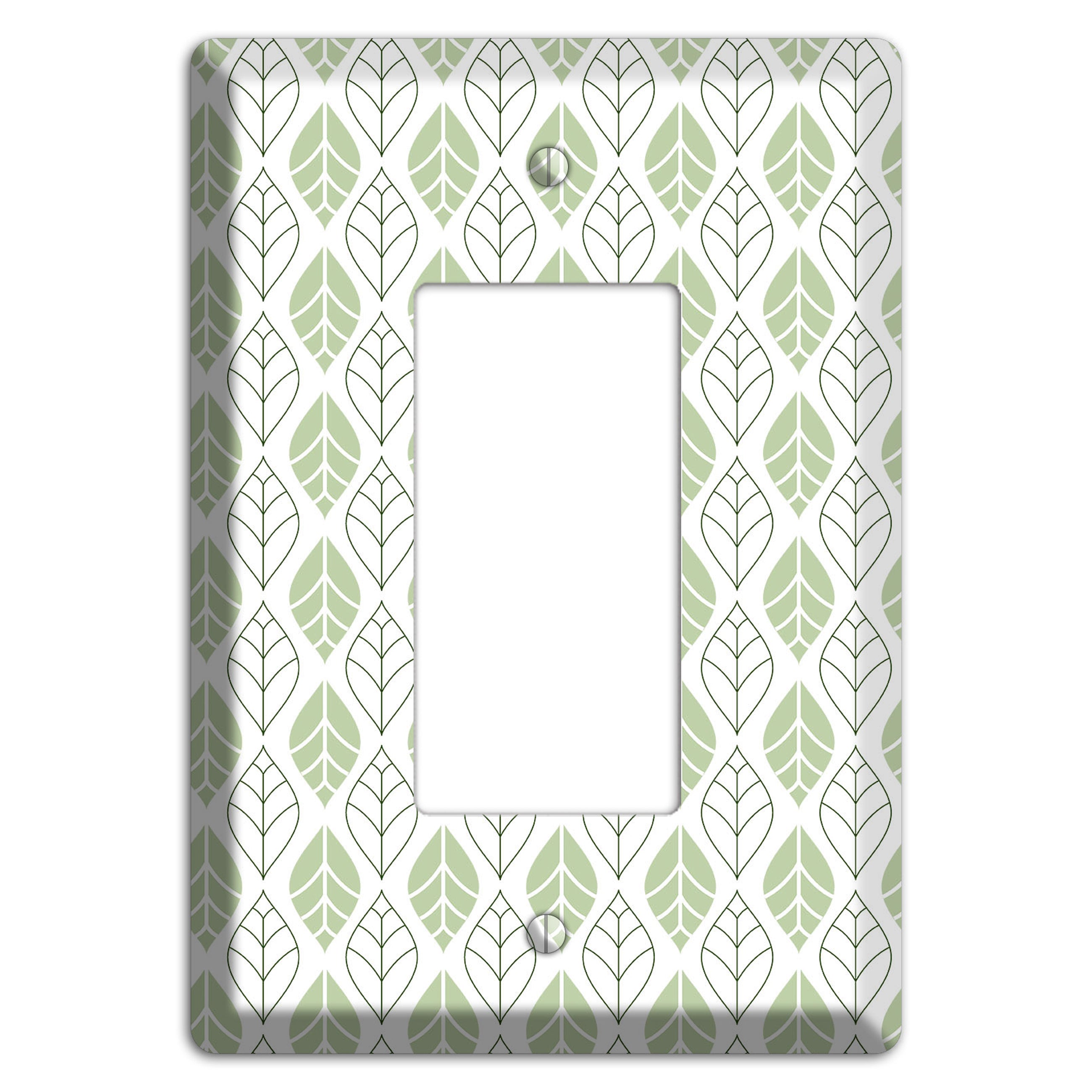 Leaves Style W Rocker Wallplate