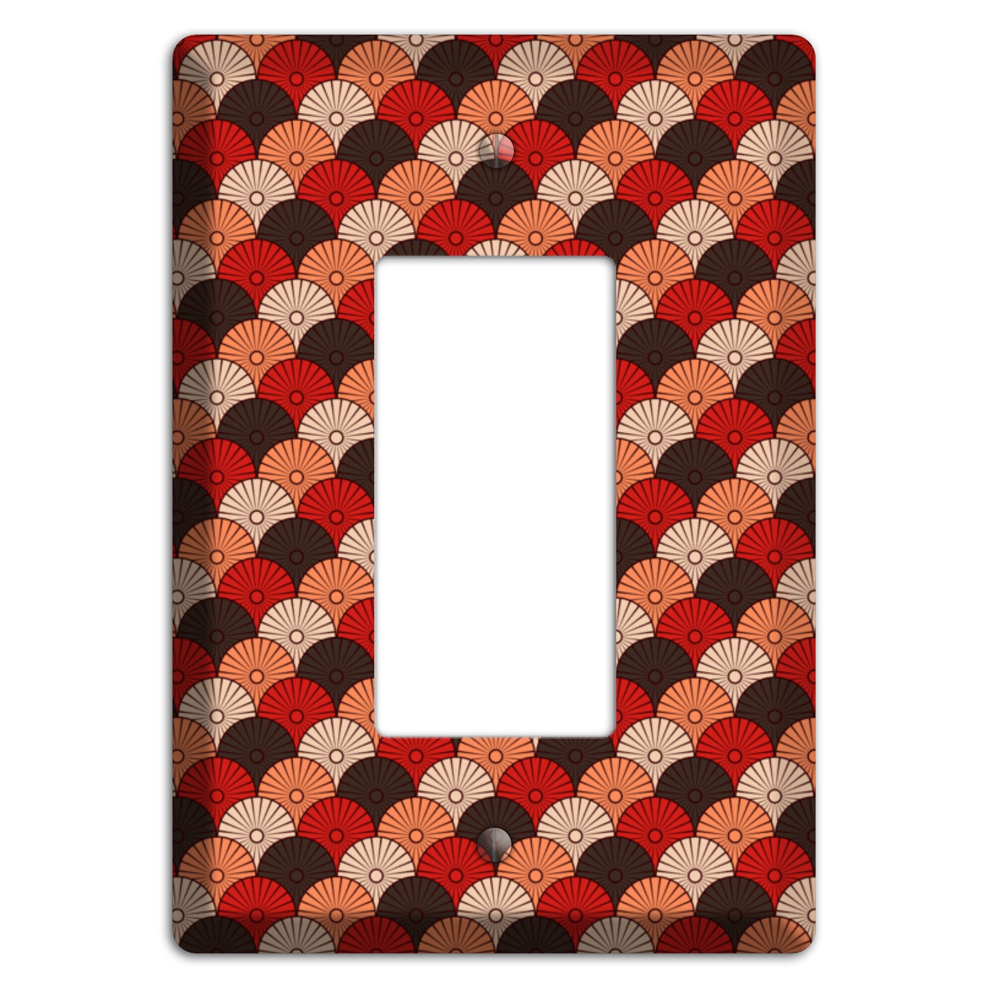 Asian Scallops Rocker Wallplate