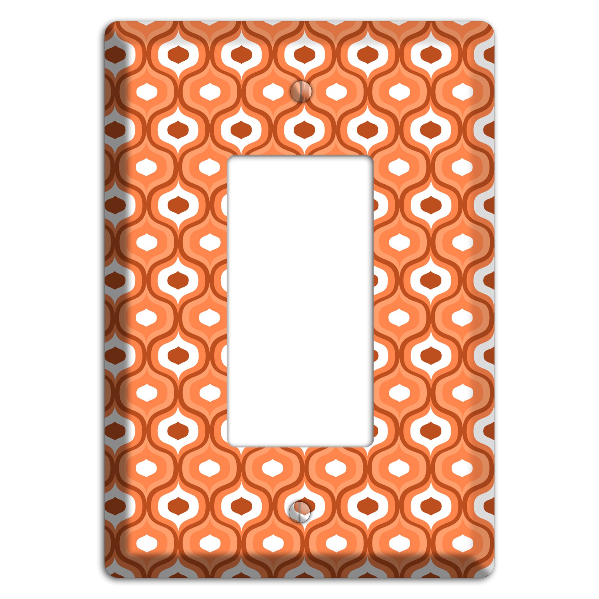 Coral Double Scallop Rocker Wallplate