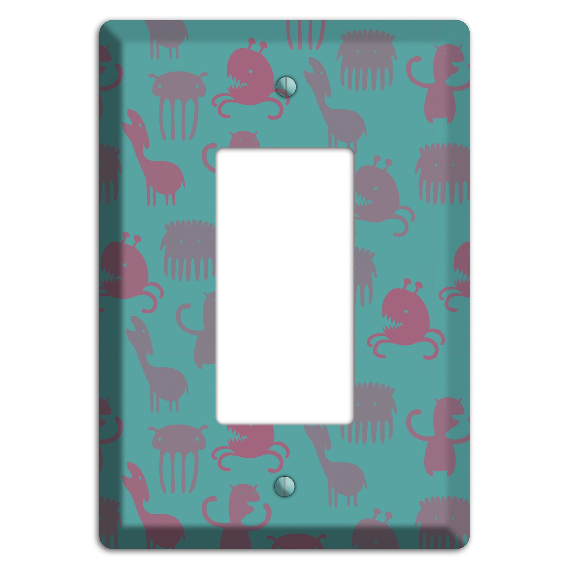 Sily Monsters Green Rocker Wallplate