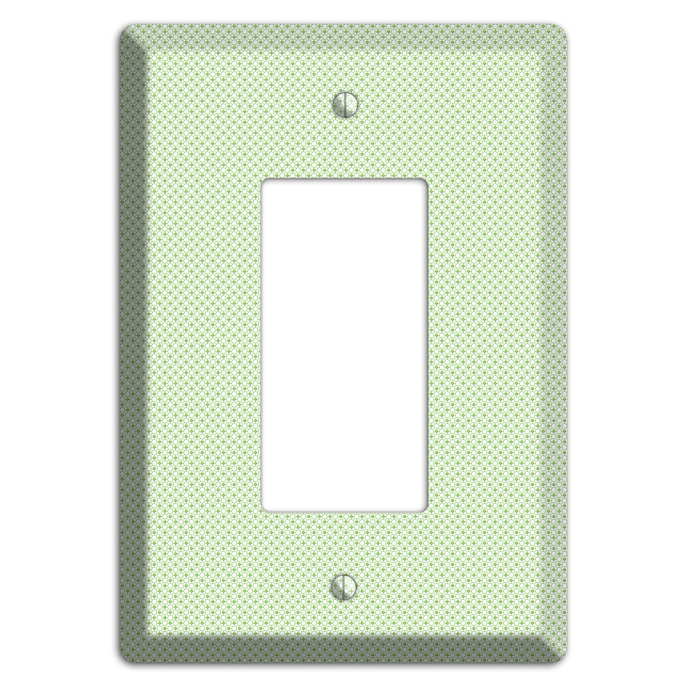 Light Green Tiny Geometric Rocker Wallplate