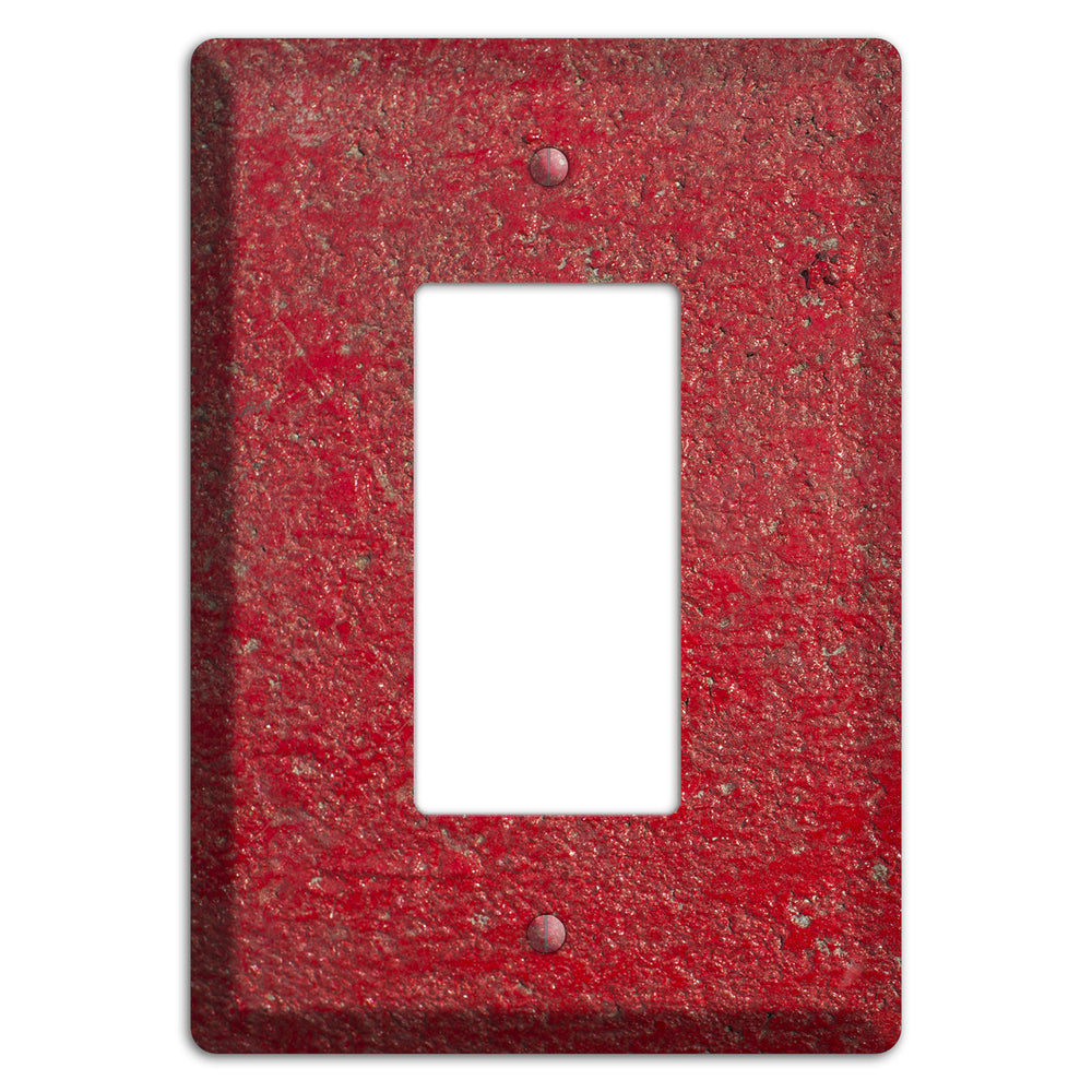 Red Concrete Rocker Wallplate