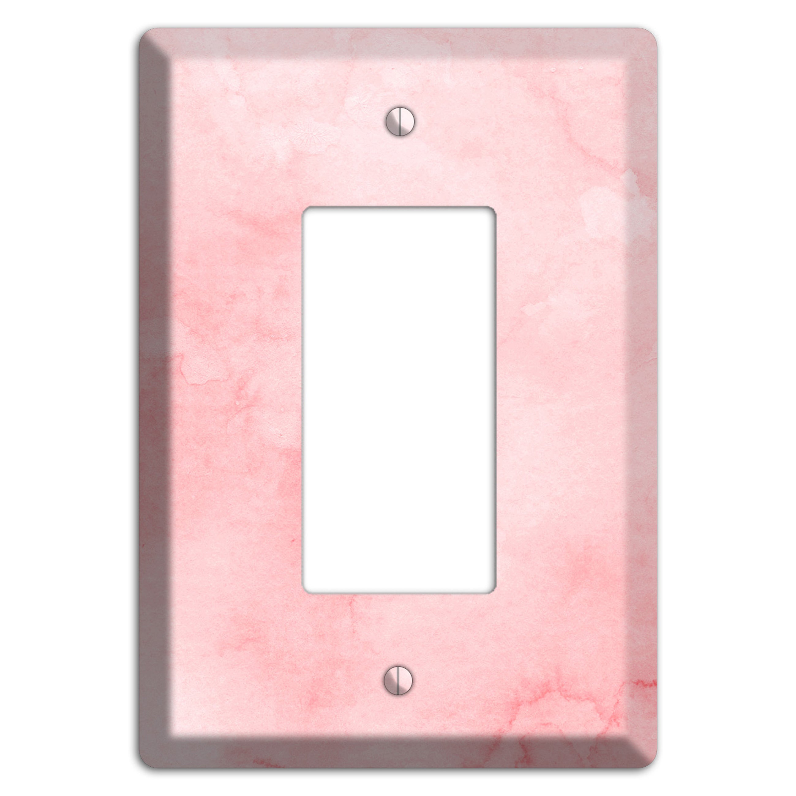 Mandys Pink Soft Coral Rocker Wallplate