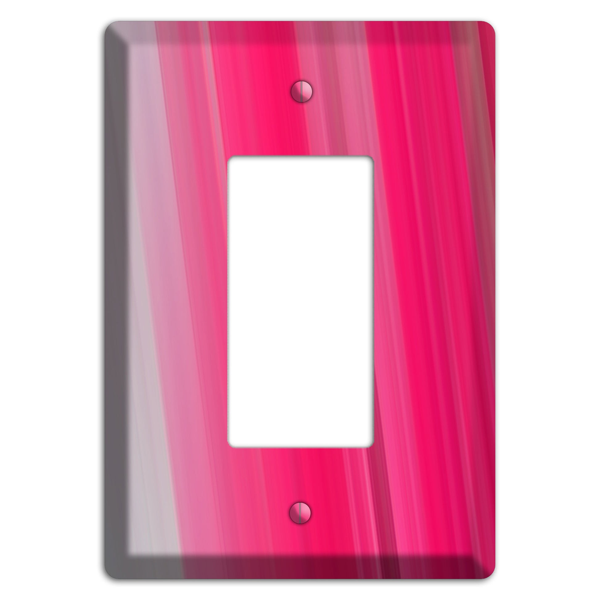 Pink Ray of Light Rocker Wallplate
