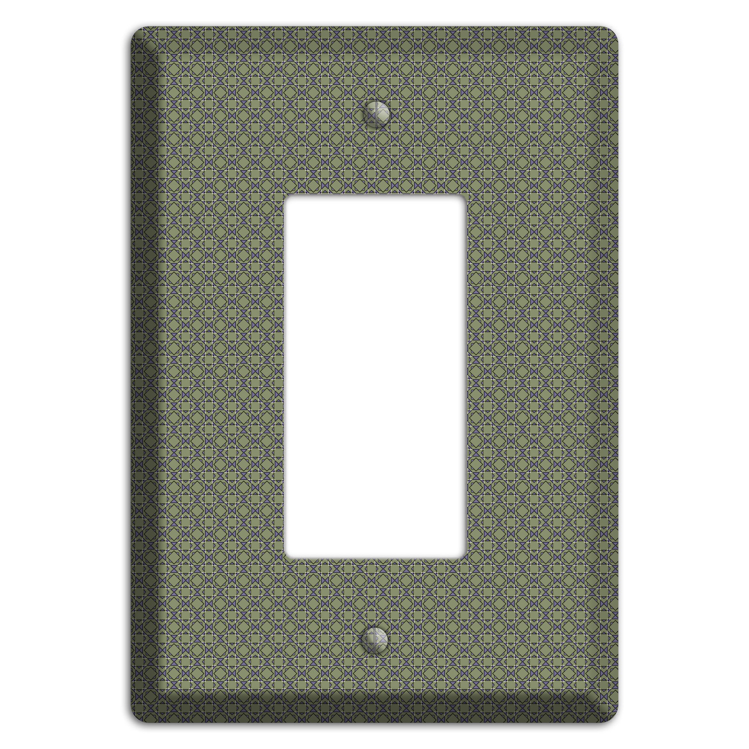 Multi Olive Foulard Rocker Wallplate