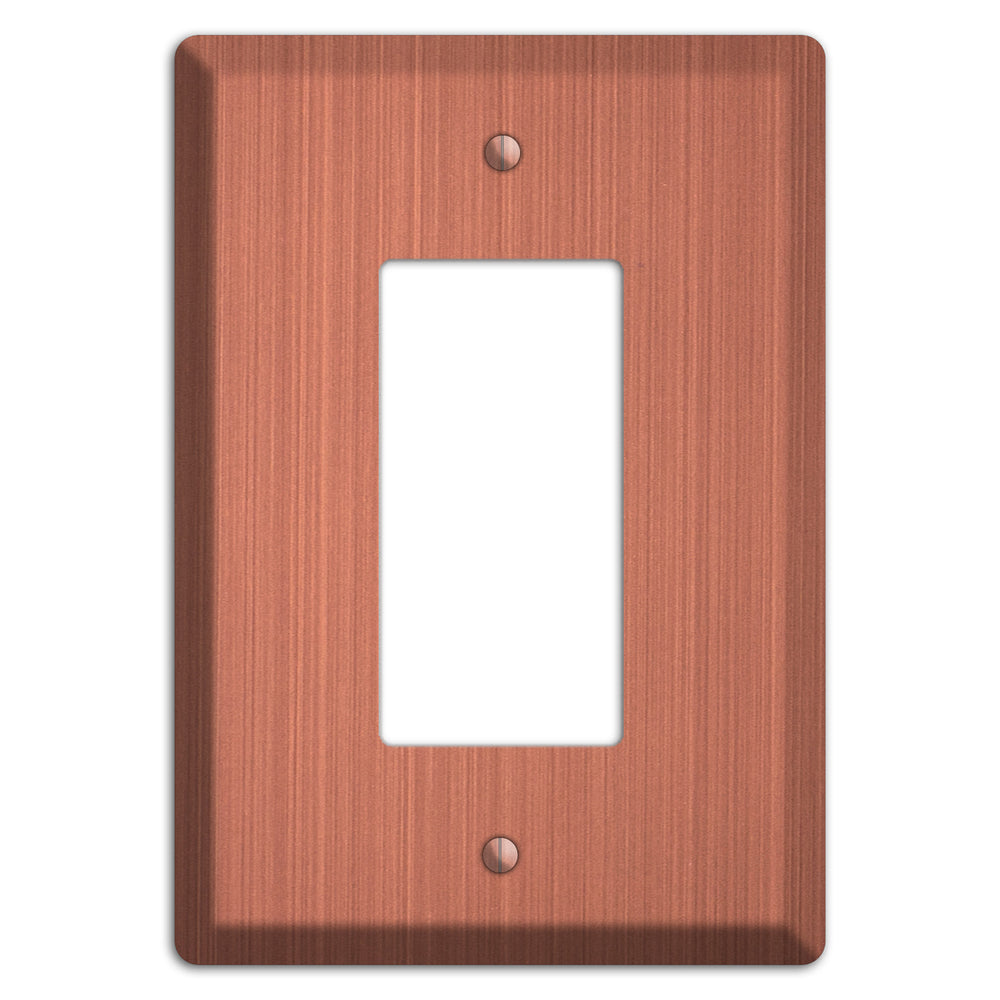 Antique Brushed Solid Copper Rocker Wallplate