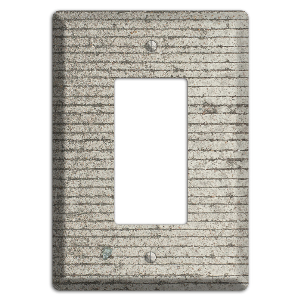 Horizontal Concrete Rocker Wallplate