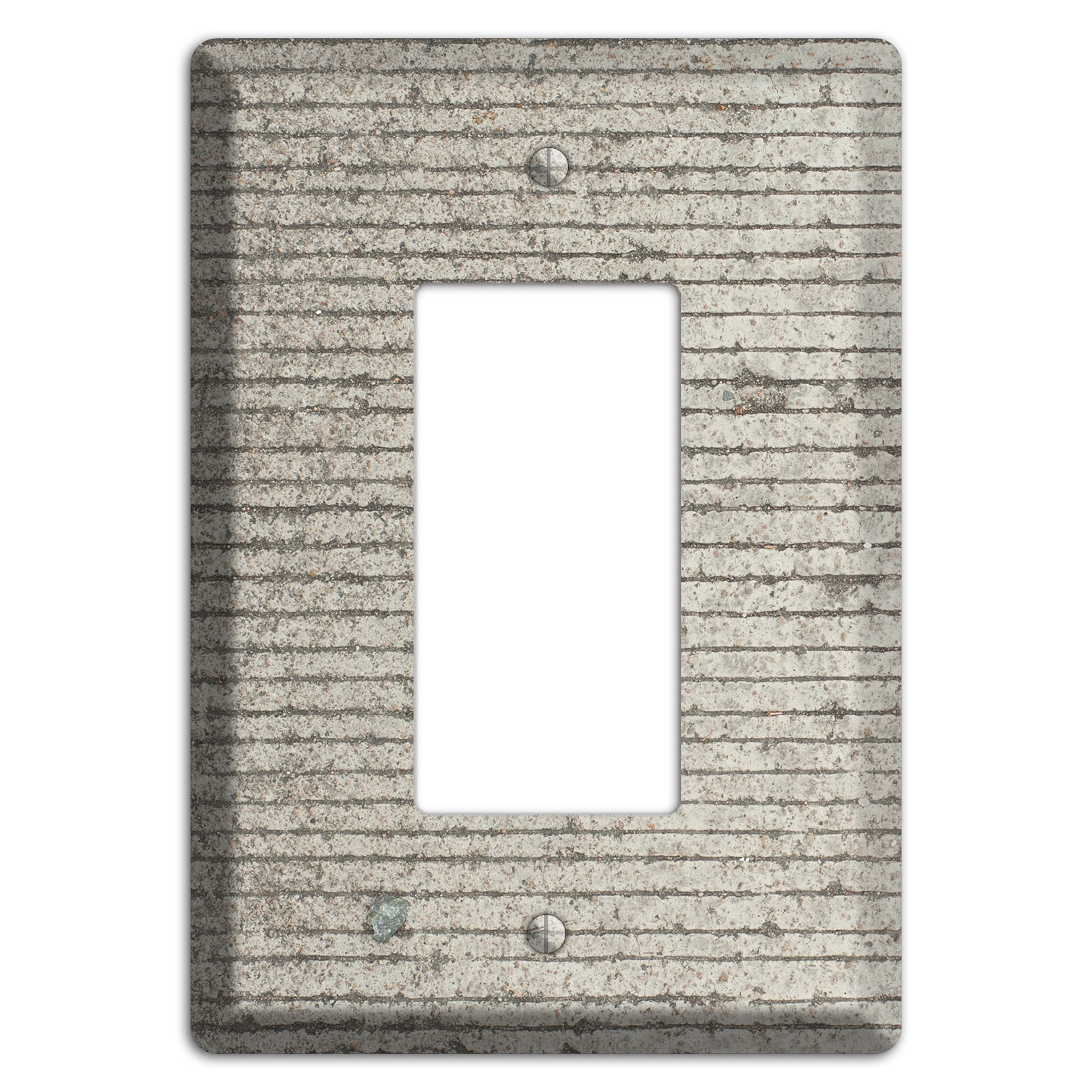 Horizontal Concrete Rocker Wallplate