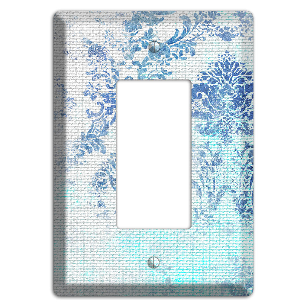 Ice Cold Whimsical Damask Rocker Wallplate