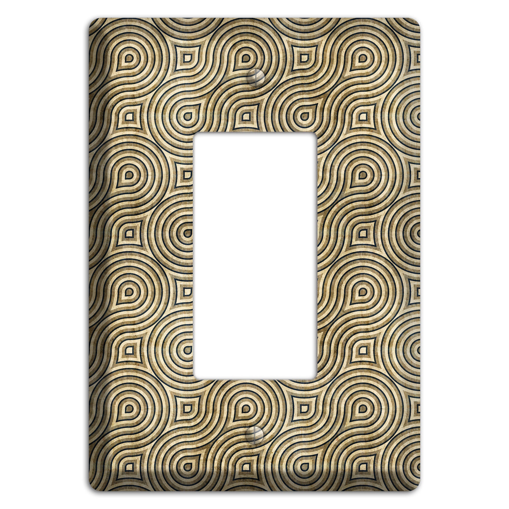 Olive Swirl Rocker Wallplate
