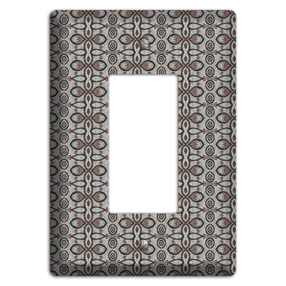 Grey Tapestry Rocker Wallplate