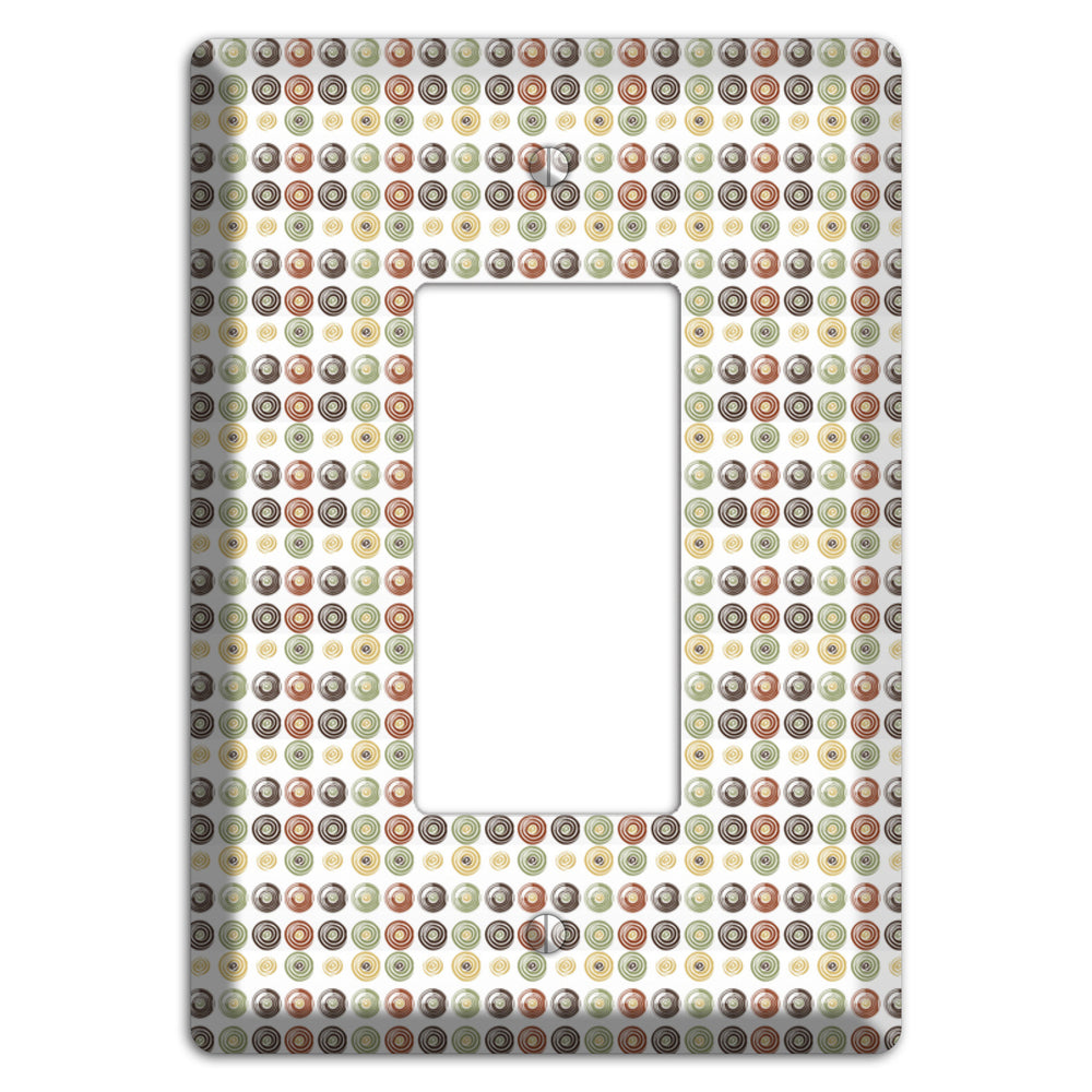 Multo Color Tiled Dots Rocker Wallplate