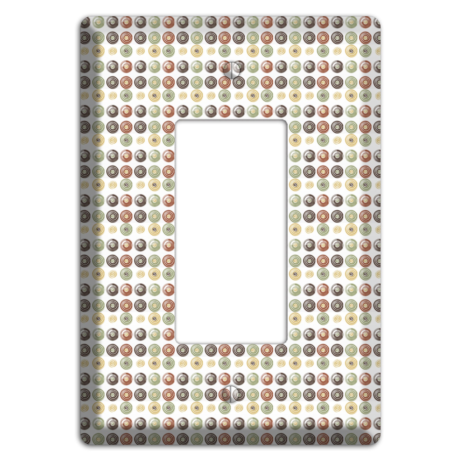Multo Color Tiled Dots Rocker Wallplate