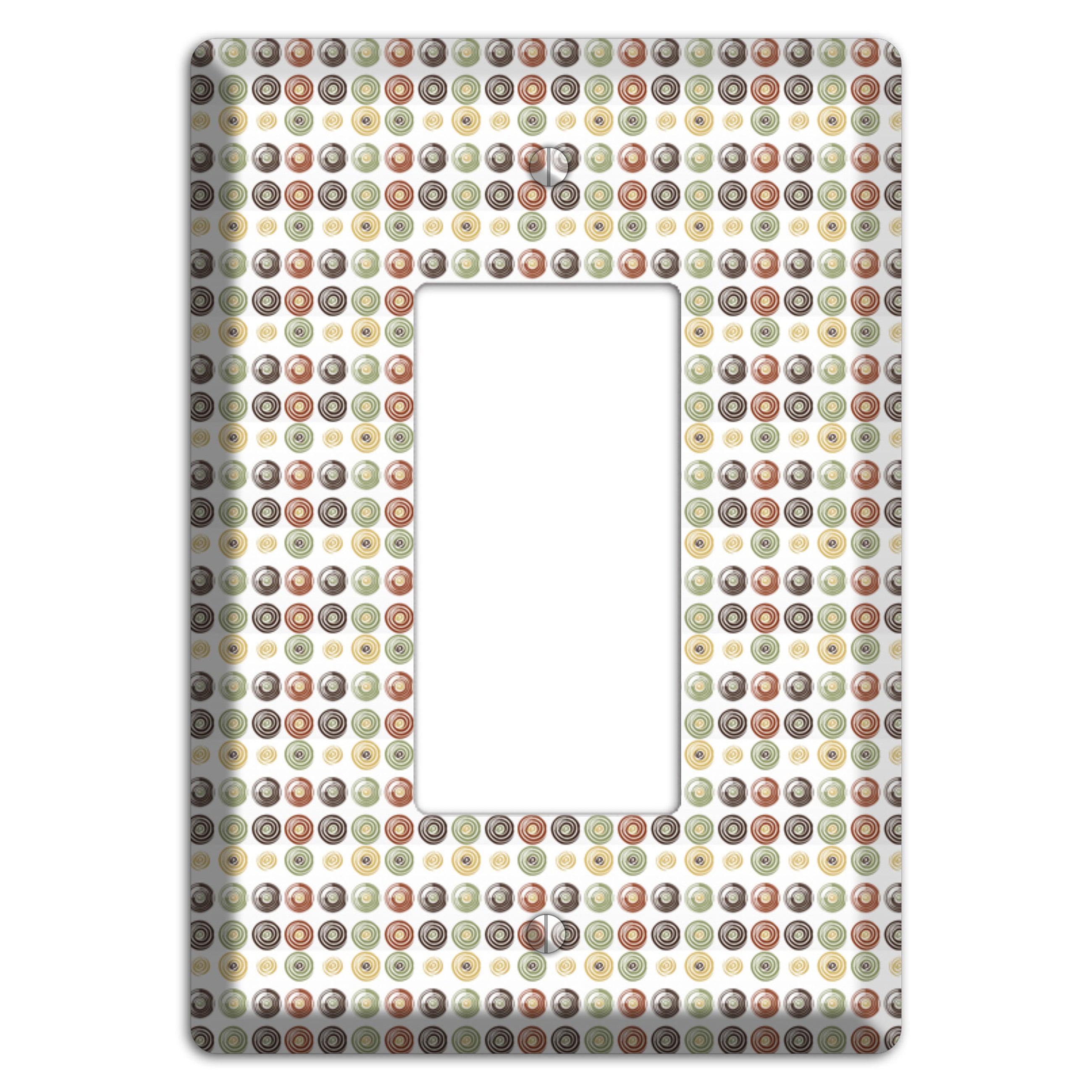 Multo Color Tiled Dots Rocker Wallplate