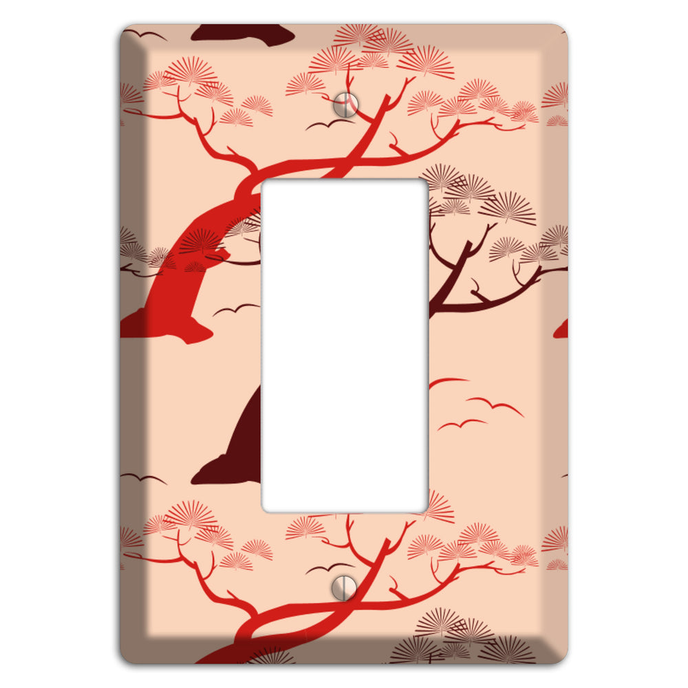 Asian Trees Rocker Wallplate