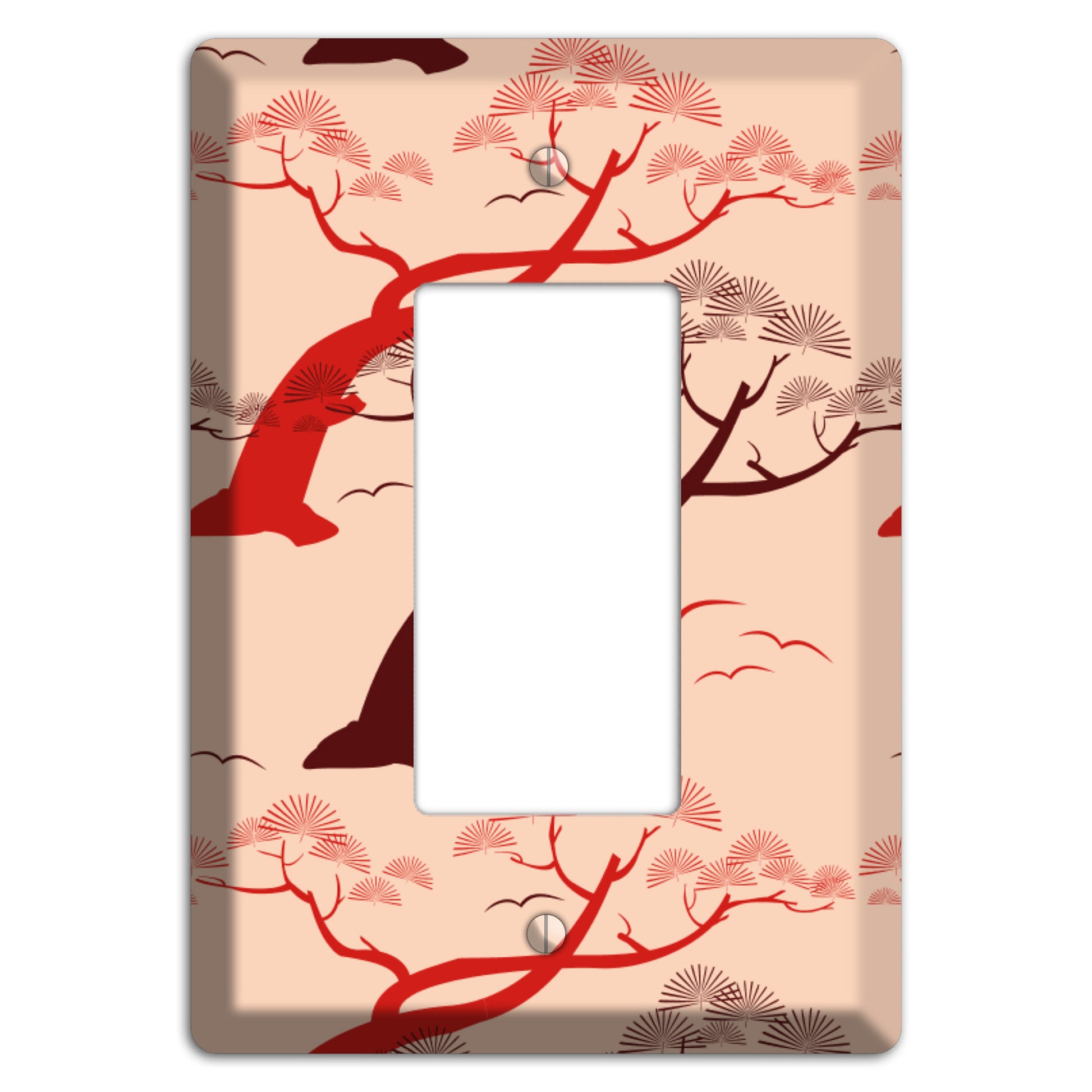 Asian Trees Rocker Wallplate