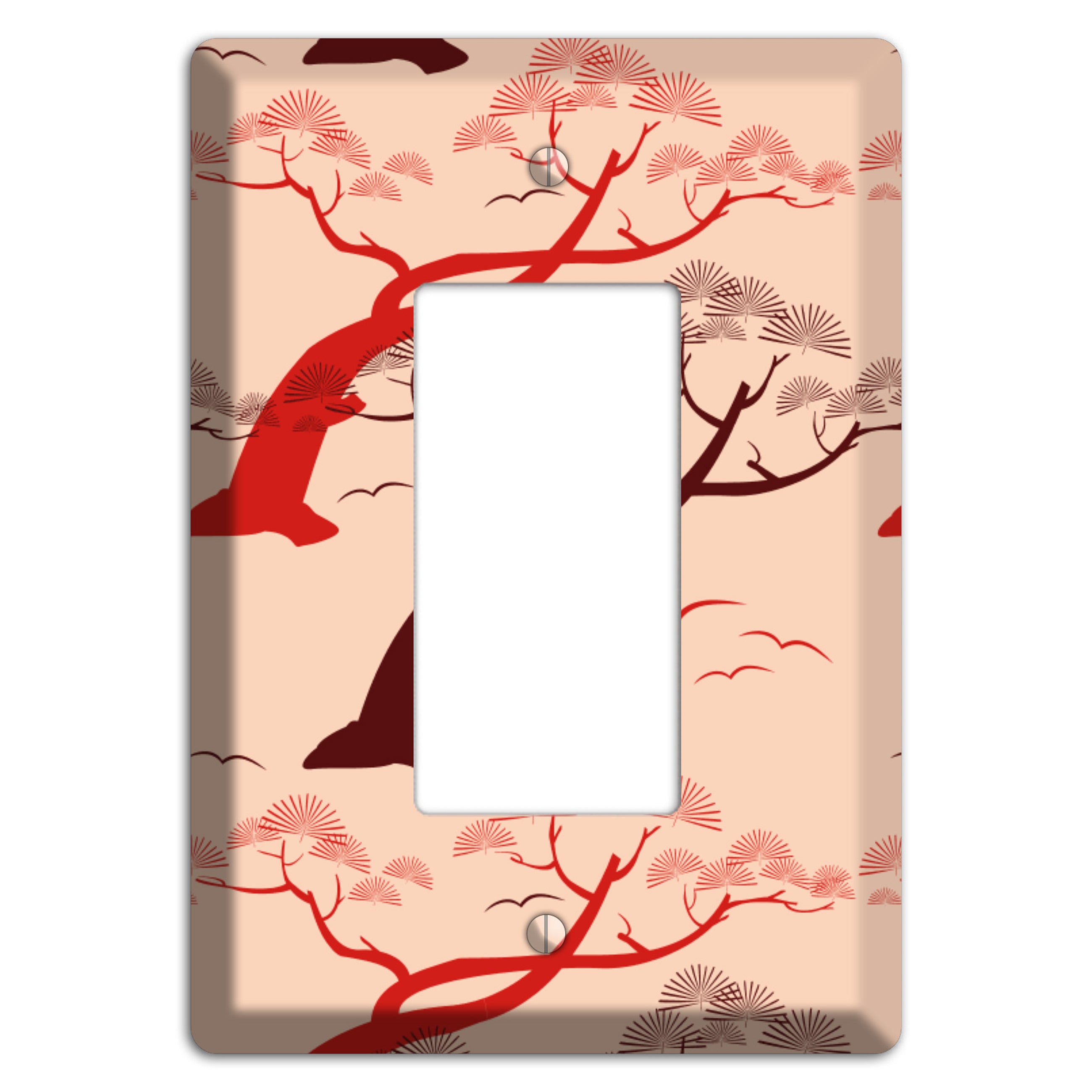 Asian Trees Rocker Wallplate