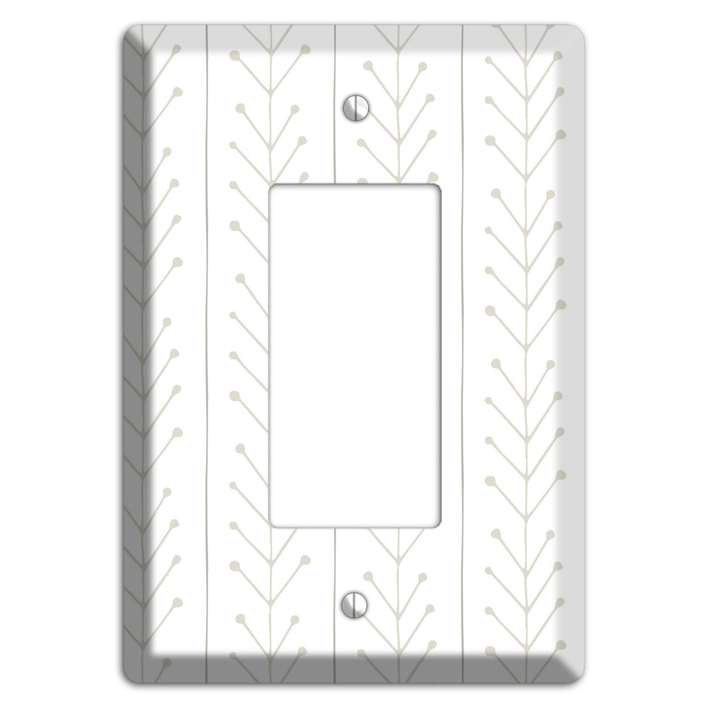 Simple Scandanavian Style F Rocker Wallplate